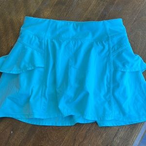 Athleta Girl Swing Skort Peach Tennis Athleisure Golf mint Green